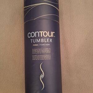 Gorgeous NEW Teavana METAL contour tumbler tea infuser, in blue